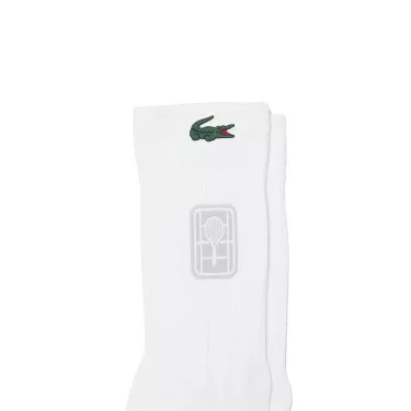 Chaussettes Lacoste Tech Blanc