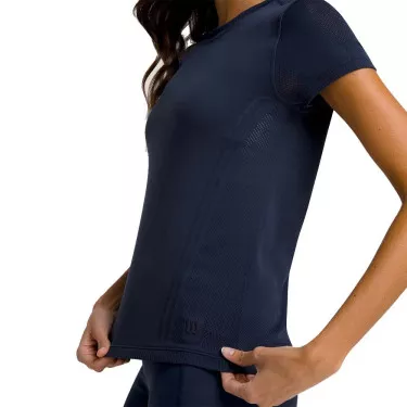 T-shirt Wilson Pro Seamless Femme Bleu marine