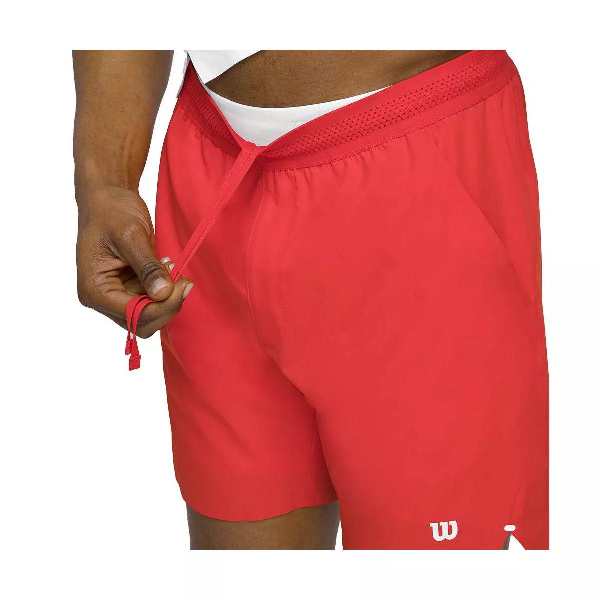 Short Wilson Tournament 18cm Homme Rouge