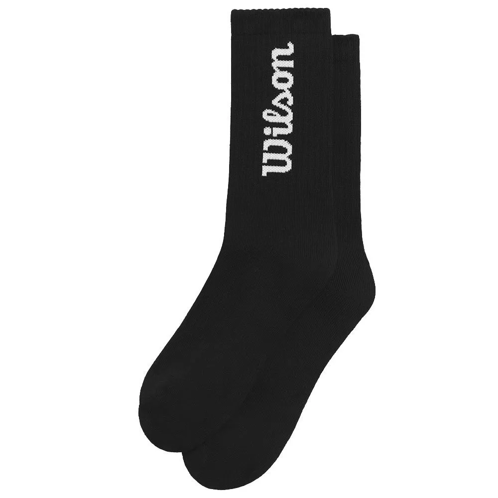 Chaussettes Wilson Crew Logo Noir