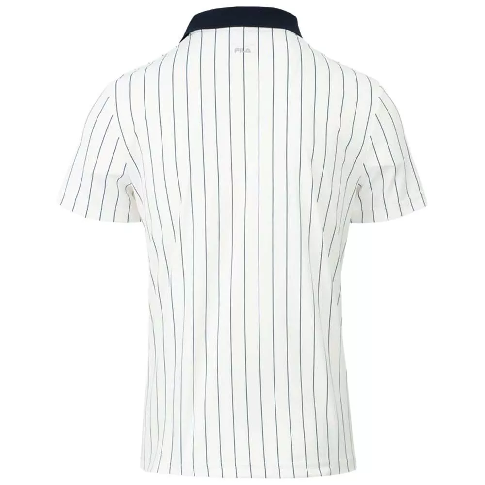 Polo Fila Stripes Bjorn Blanc