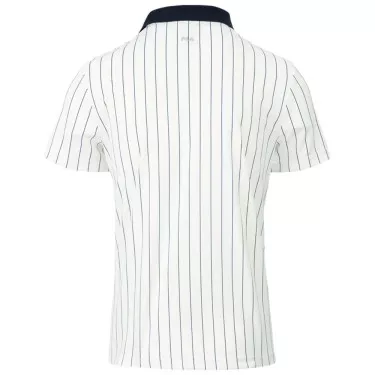 Polo Fila Stripes Bjorn Blanc
