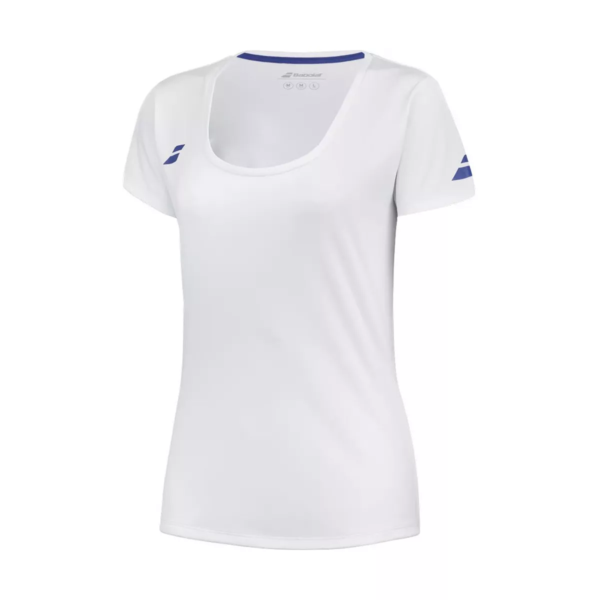 T-Shirt Babolat Play Cap Fille Blanc