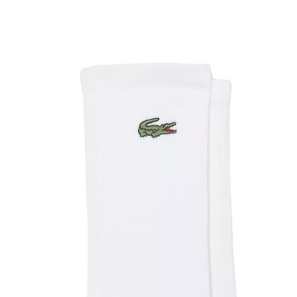 Chaussettes Lacoste Sport Long Blanc (3 paires)