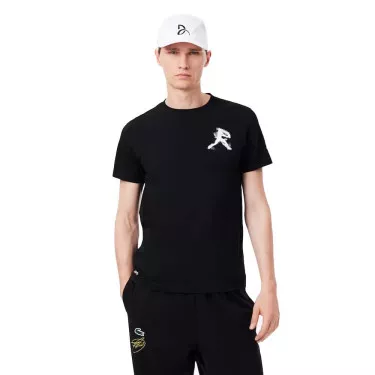 Pack T-Shirt + Casquette Lacoste Tennis x Novak Djokovic Noir