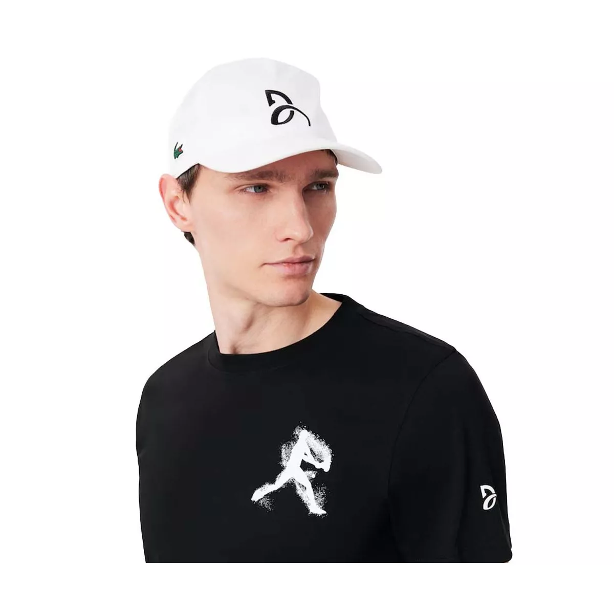 Pack T-Shirt + Casquette Lacoste Tennis x Novak Djokovic Noir