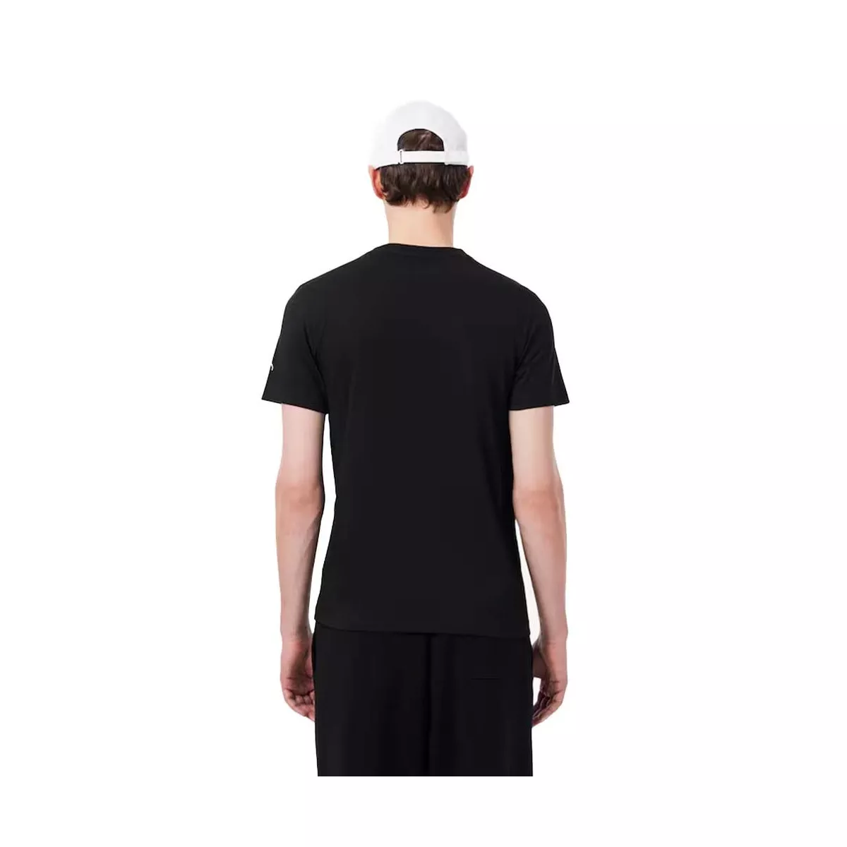 Pack T-Shirt + Casquette Lacoste Tennis x Novak Djokovic Noir