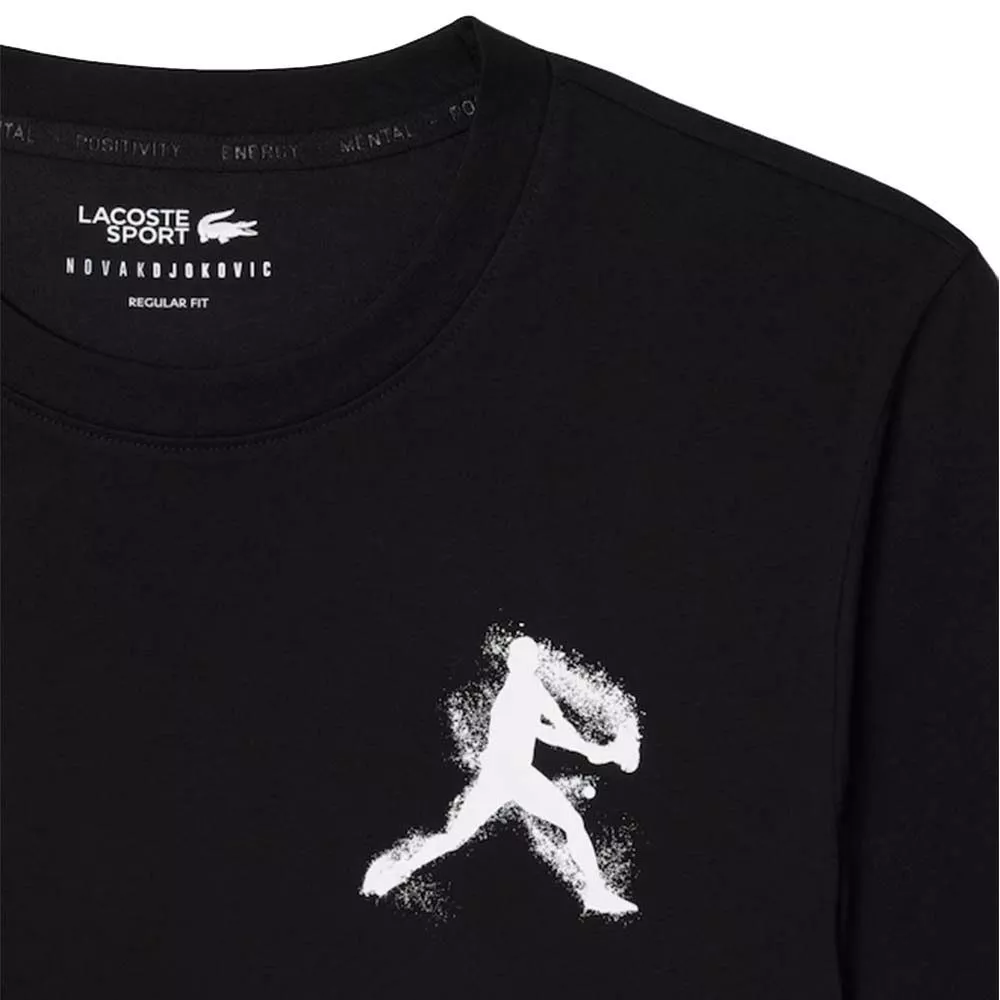 Pack T-Shirt + Casquette Lacoste Tennis x Novak Djokovic Noir