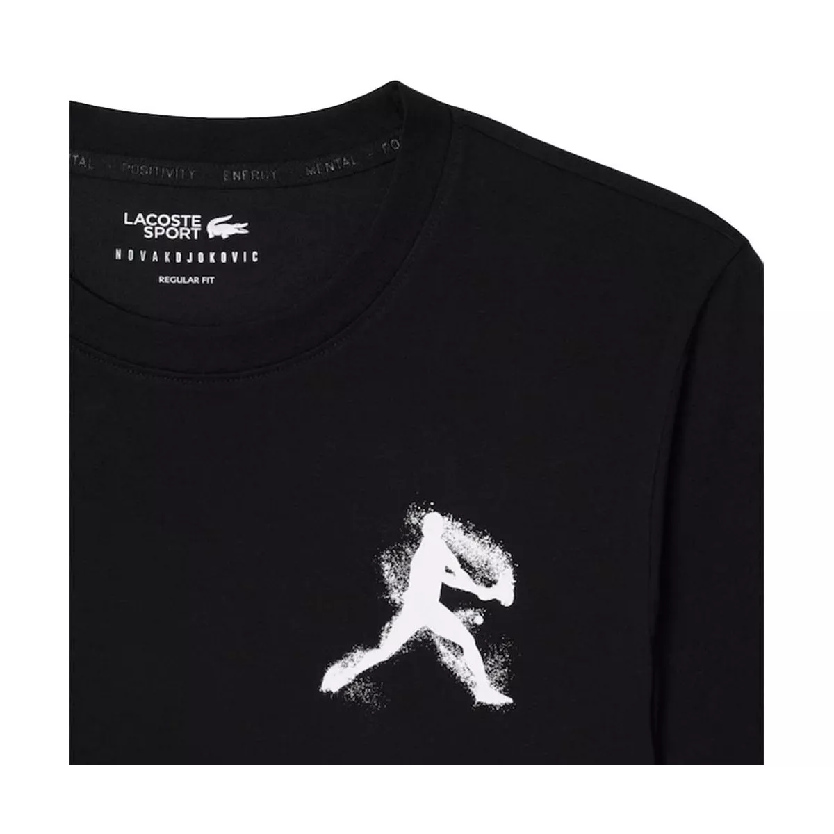 Pack T-Shirt + Casquette Lacoste Tennis x Novak Djokovic Noir