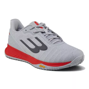Chaussures Bullpadel X-PLO Vibram 26I Gris / Rouge