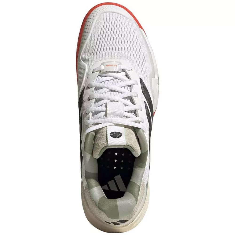 Chaussures Adidas Barricade 14 Blanc / Orange
