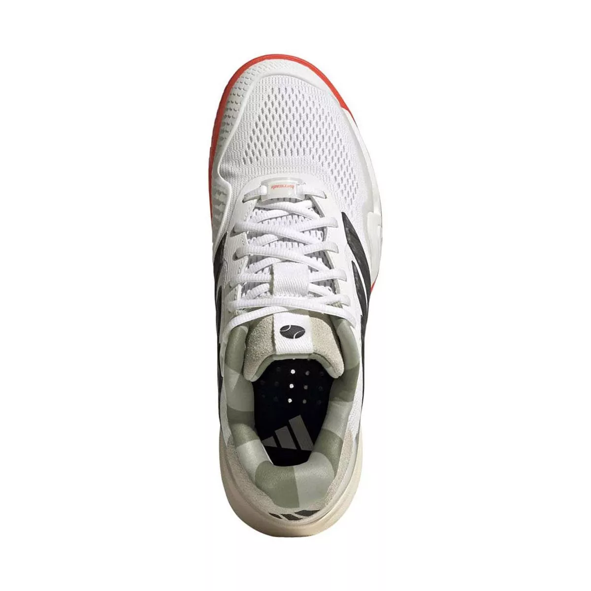 Chaussures Adidas Barricade 14 Blanc / Orange