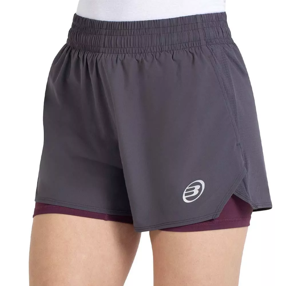 Short Bullpadel Orfeu Femme Gris fonc&eacute;
