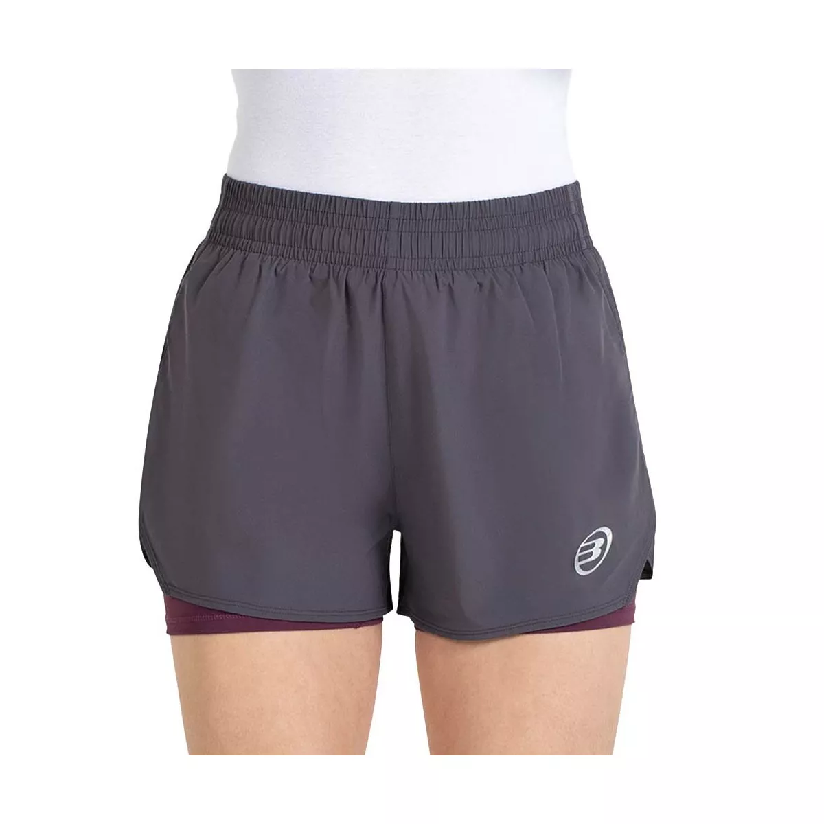 Short Bullpadel Orfeu Femme Gris fonc&eacute;