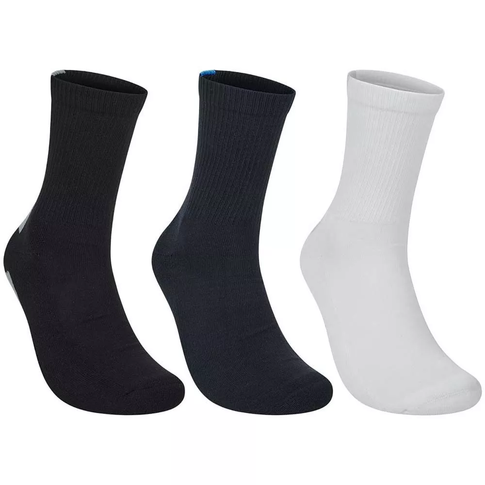 Chaussettes Bullpadel BP265 I Noir / Bleu marine / Blanc (3 paires)