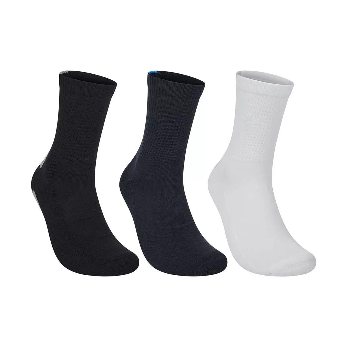 Chaussettes Bullpadel BP265 I Noir / Bleu marine / Blanc (3 paires)