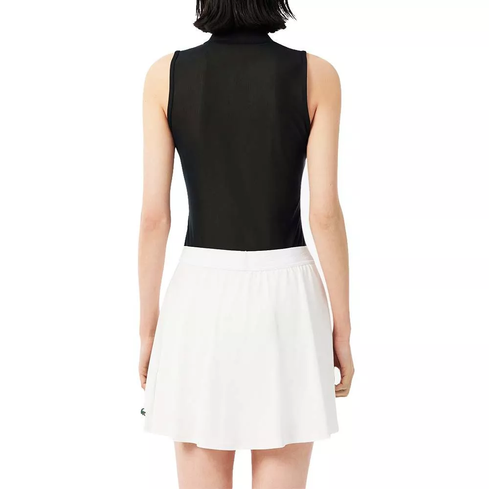 Polo Lacoste Tennis Femme Sans Manche Noir