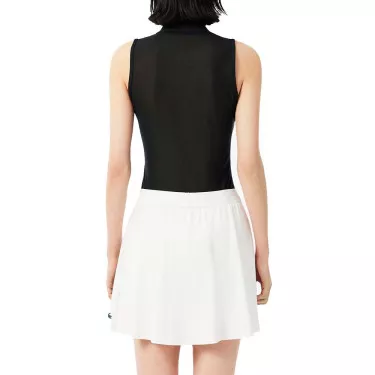 Polo Lacoste Tennis Femme Sans Manche Noir