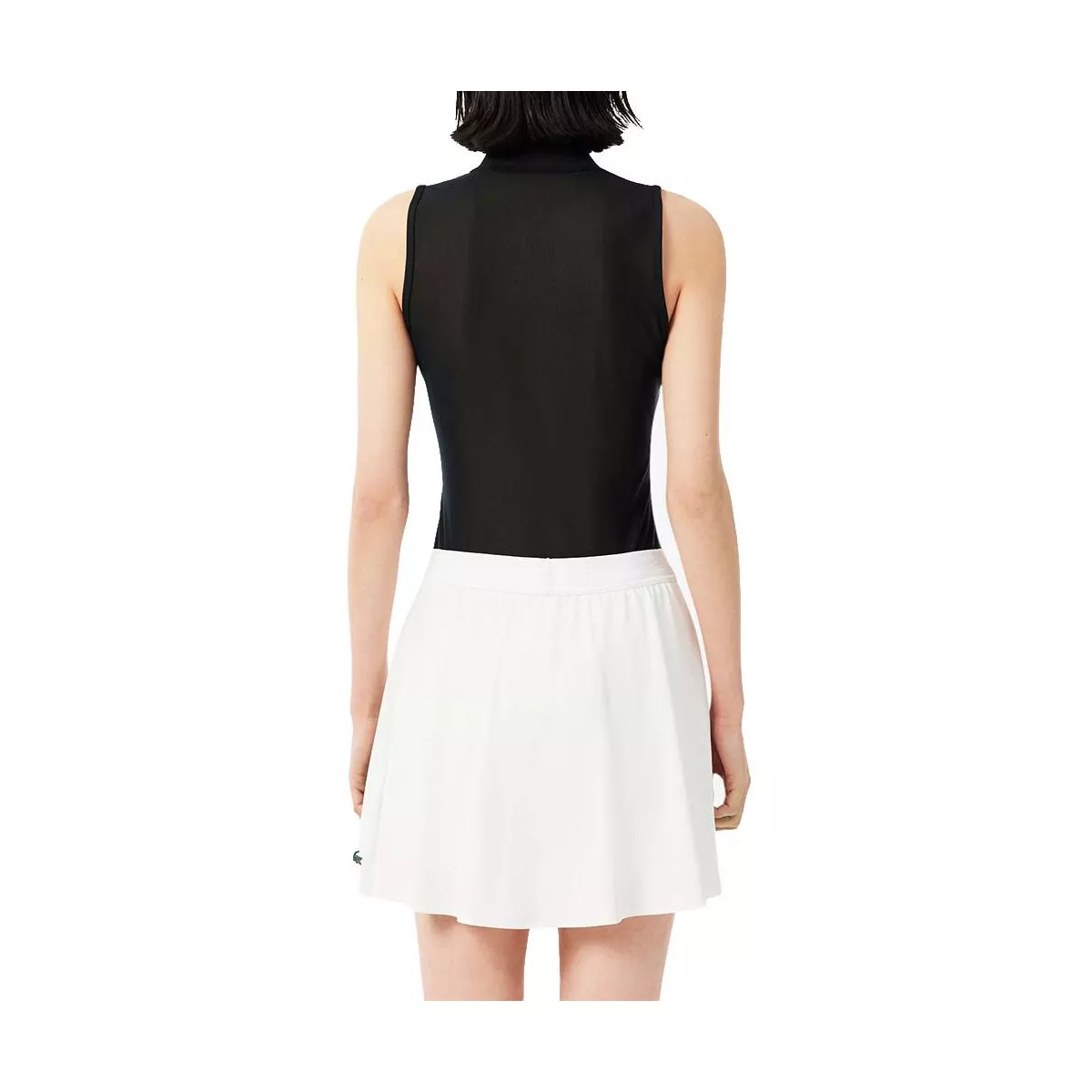Polo Lacoste Tennis Femme Sans Manche Noir