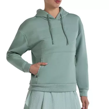 Sweat &agrave; capuche Bullpadel Femme Eolia Vert