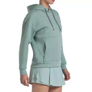 Sweat &agrave; capuche Bullpadel Femme Eolia Vert