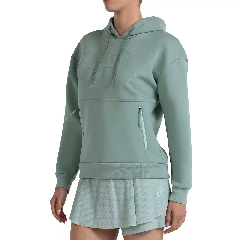 Sweat &agrave; capuche Bullpadel Femme Eolia Vert
