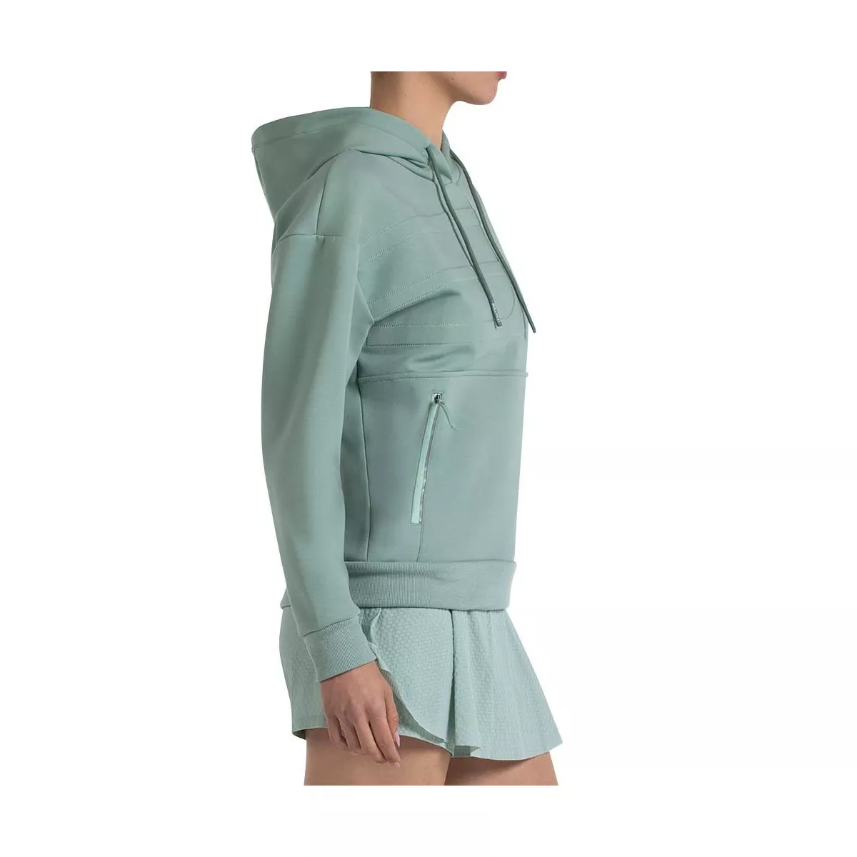 Sweat &agrave; capuche Bullpadel Femme Eolia Vert