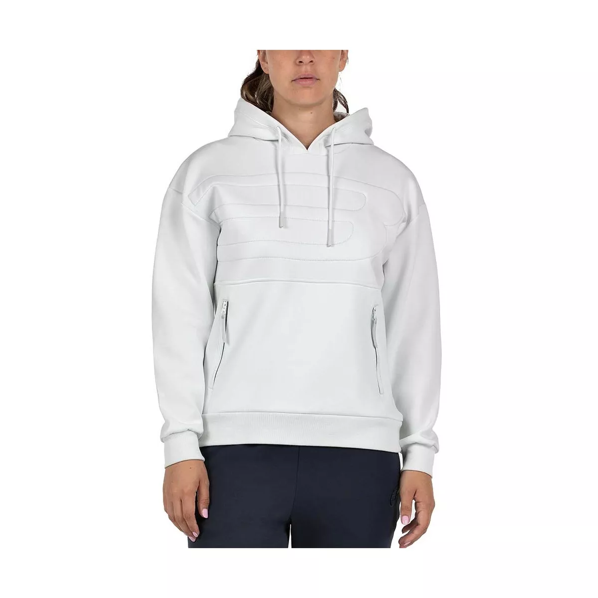 Sweat &agrave; capuche Bullpadel Femme Eolia Blanc