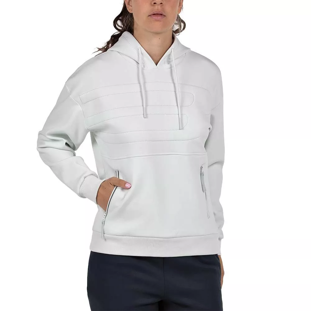 Sweat &agrave; capuche Bullpadel Femme Eolia Blanc