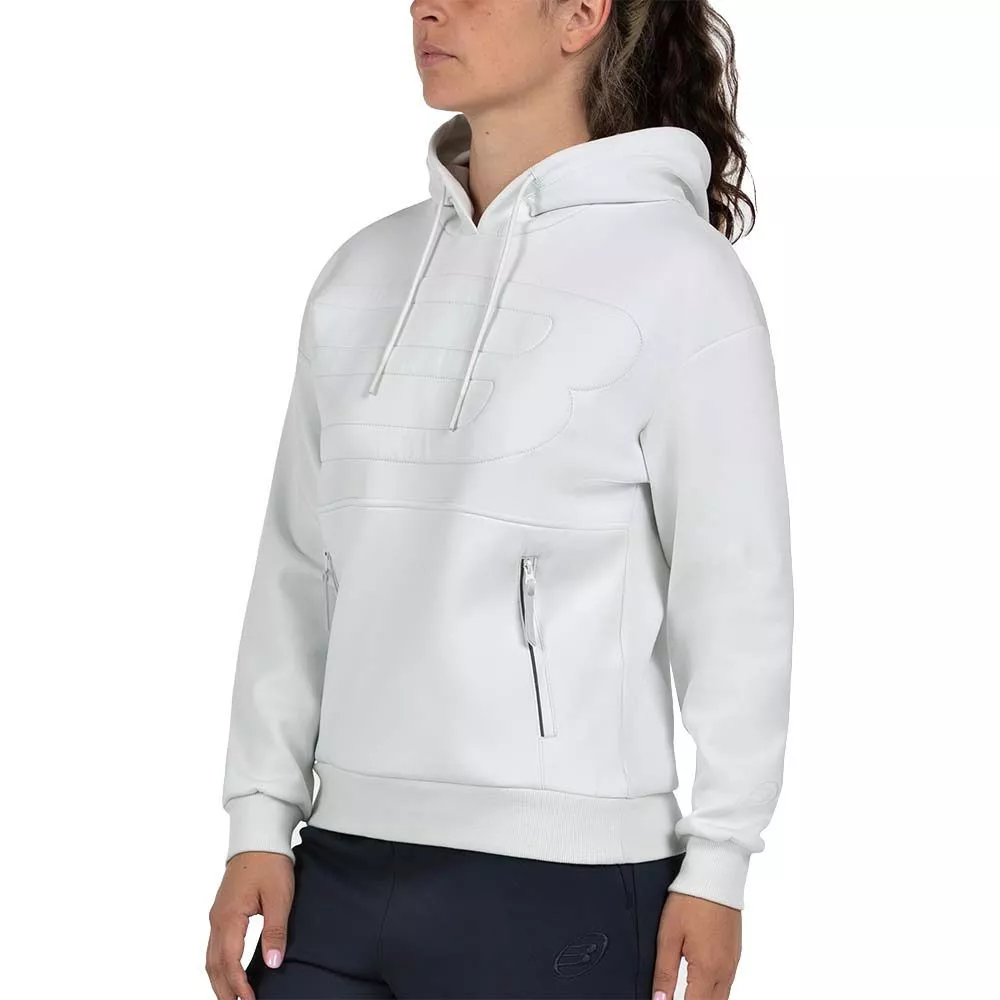 Sweat &agrave; capuche Bullpadel Femme Eolia Blanc