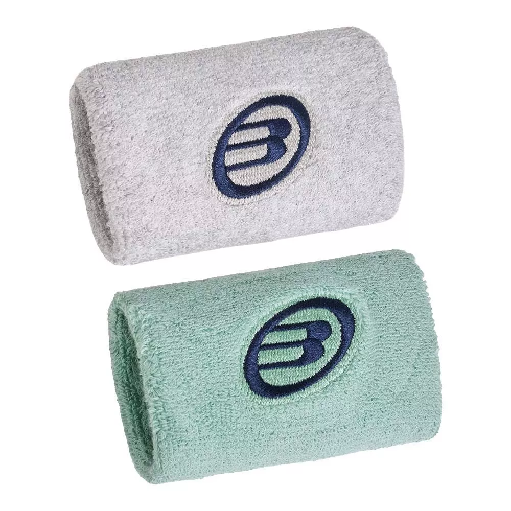 Serre-Poignets Bullpadel BPMU263I Jade / Gris x2