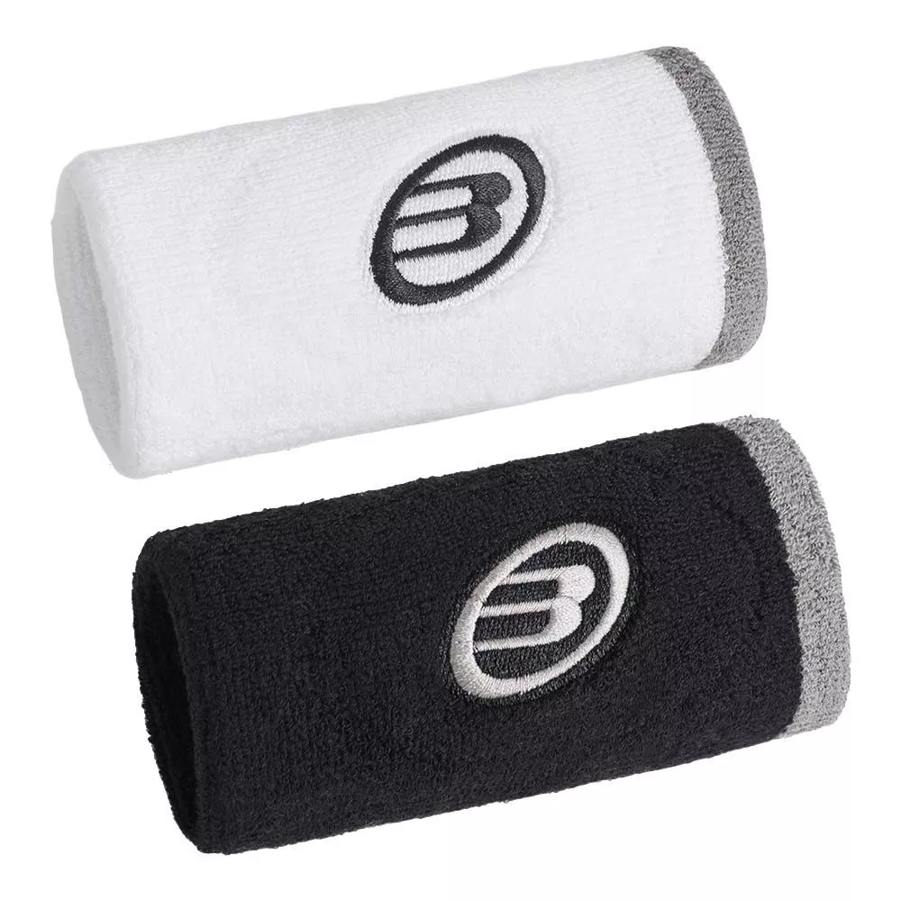 Serre-Poignets Bullpadel BPMU265I Blanc / Noir x2