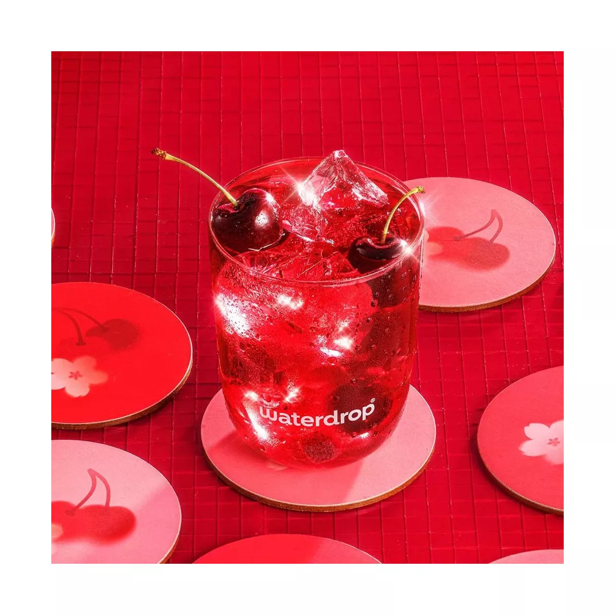 Microdrink Waterdrop Cerise Griotte x12