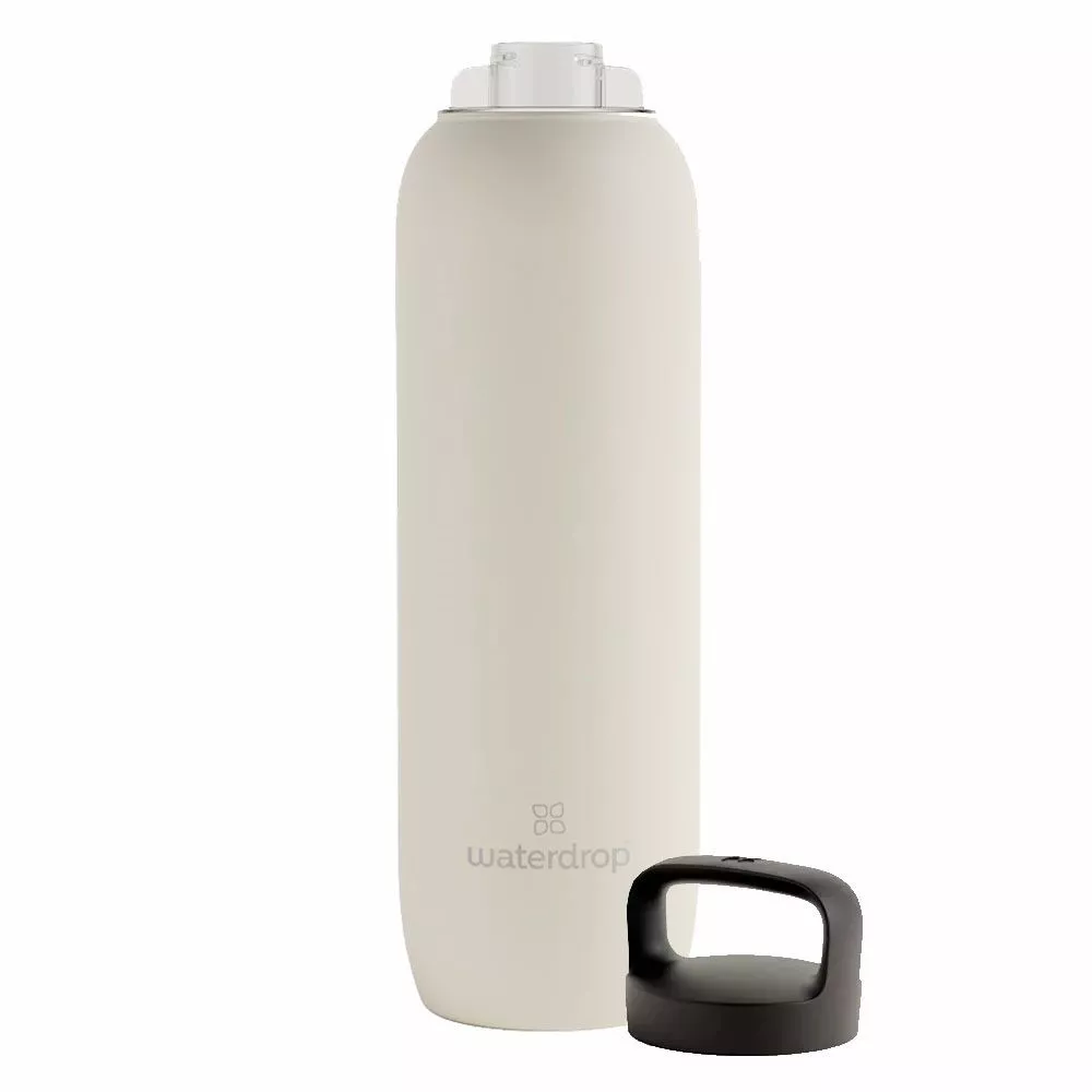 Gourde Thermo Waterdrop Blanc cr&egrave;me