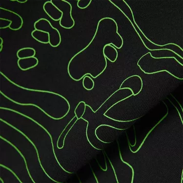 T-shirt Lacoste Sport Ultra Dry Imprim&eacute; Crocodile Noir / Vert