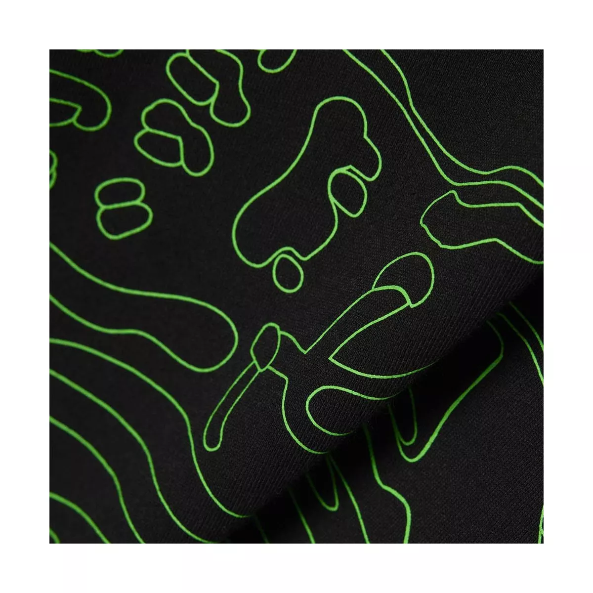 T-shirt Lacoste Sport Ultra Dry Imprim&eacute; Crocodile Noir / Vert