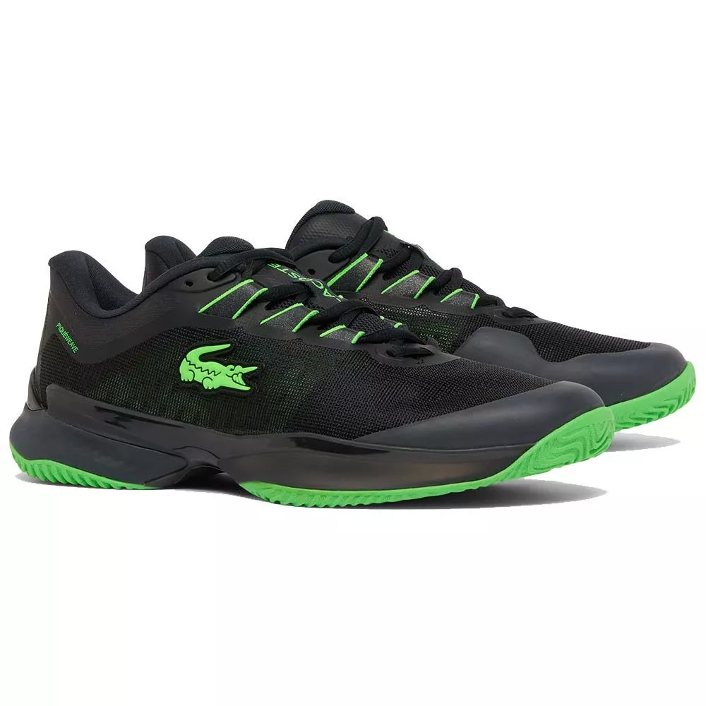Chaussures Lacoste AG-LT Ultra Terre battue Noir / Vert