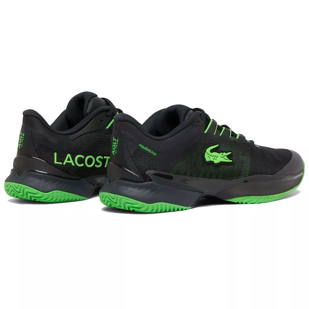 Chaussures Lacoste AG-LT Ultra Terre battue Noir / Vert