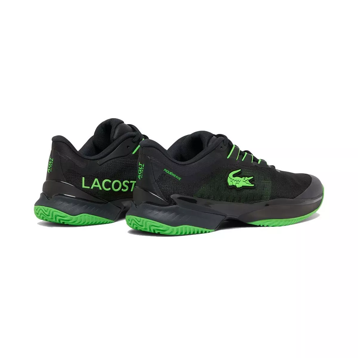 Chaussures Lacoste AG-LT Ultra Terre battue Noir / Vert