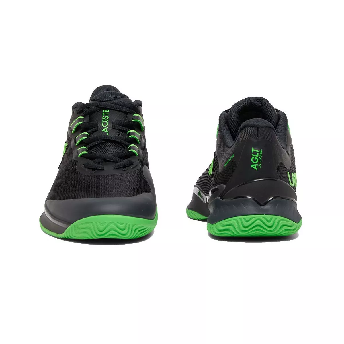 Chaussures Lacoste AG-LT Ultra Terre battue Noir / Vert
