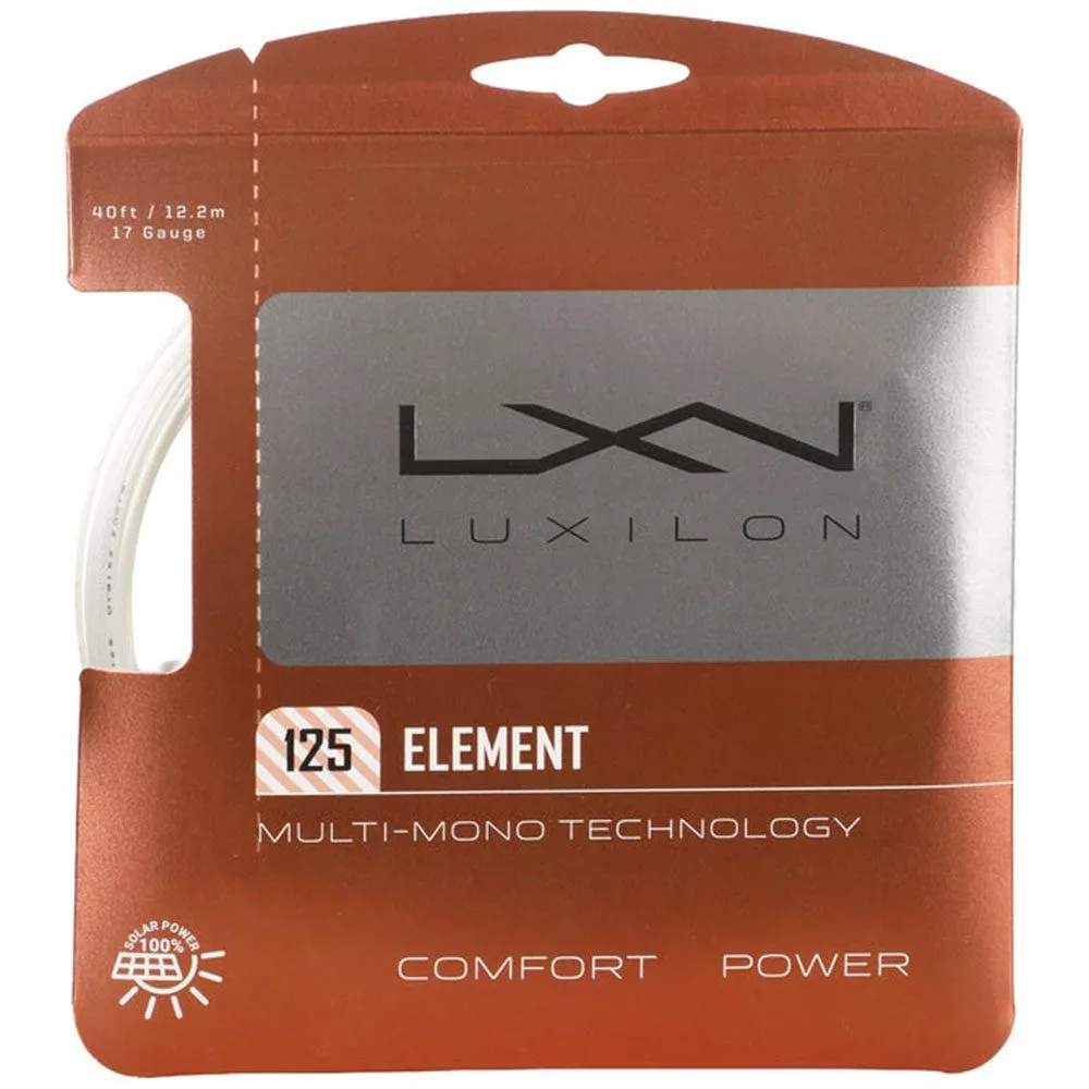 Cordage Luxilon Element Blanc 12m