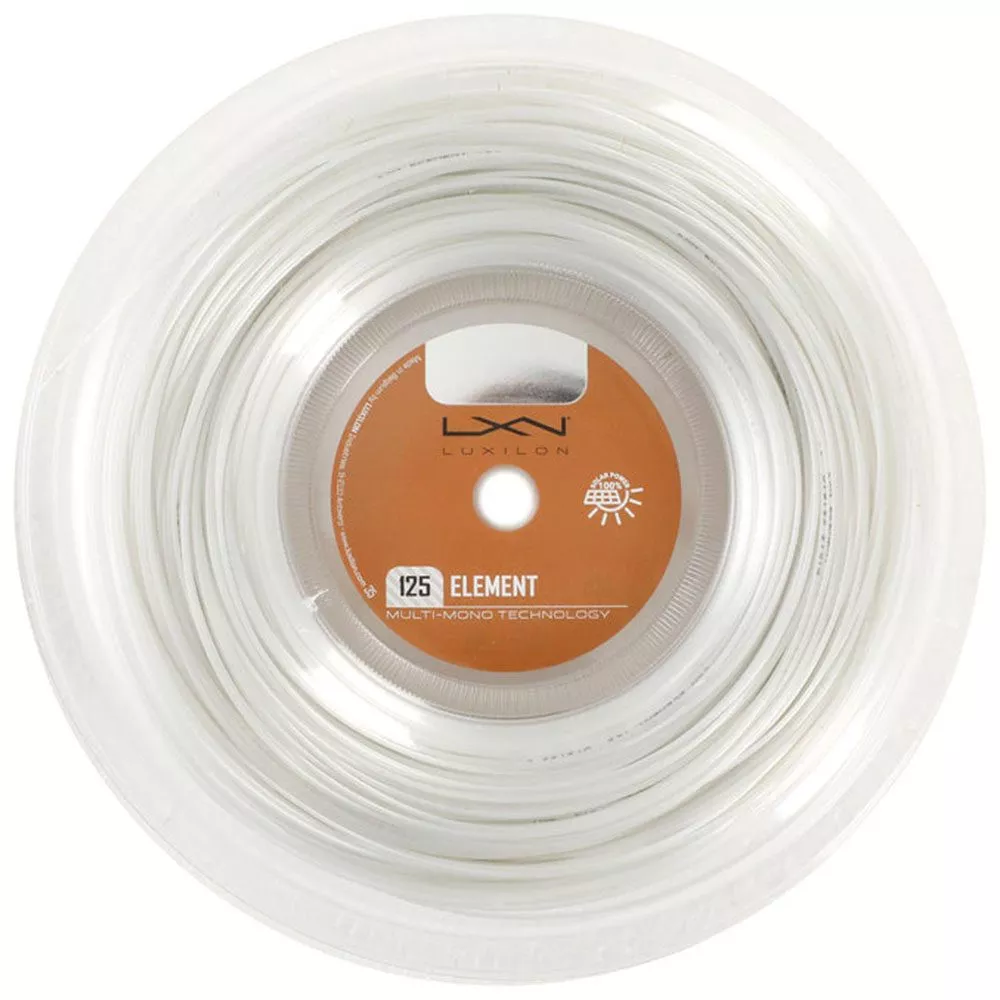 Bobine Luxilon Element Blanc 200m