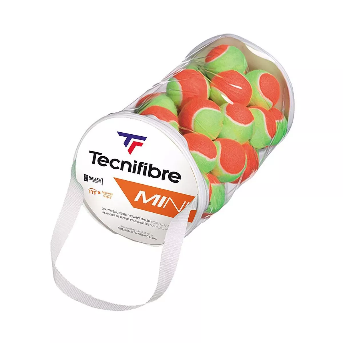 Sac de 36 Balles Tecnifibre Mini-Tennis