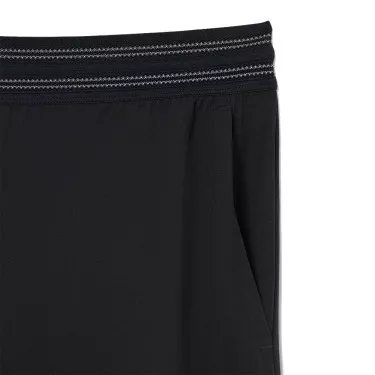 Short Lacoste Tennis Ultra Dry R&eacute;fl&eacute;chissant Noir