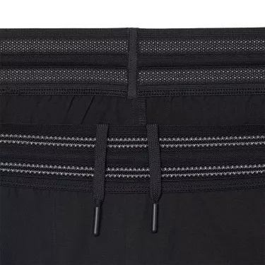 Short Lacoste Tennis Ultra Dry R&eacute;fl&eacute;chissant Noir