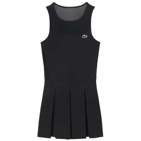 Robe Lacoste Tennis Pliss&eacute;e Stretch Noir