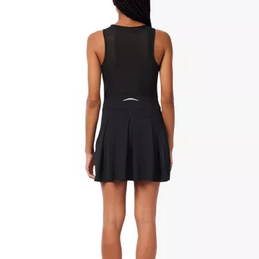 Robe Lacoste Tennis Pliss&eacute;e Stretch Noir