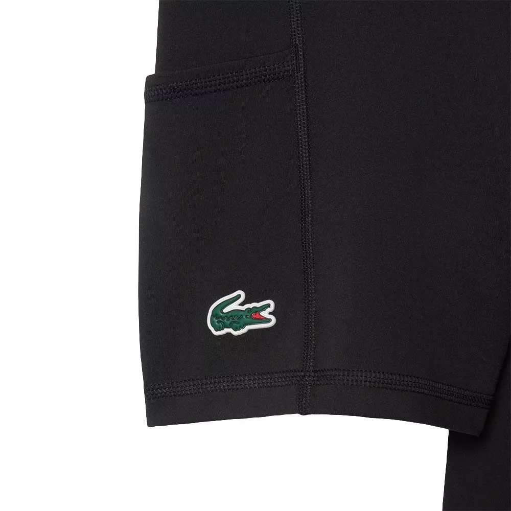 Robe Lacoste Tennis Pliss&eacute;e Stretch Noir