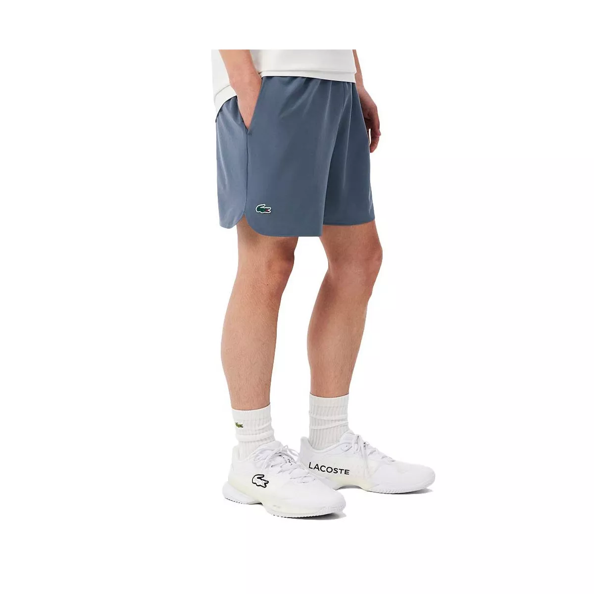 Short Lacoste Tennis x Novak Djokovic On Court Gris