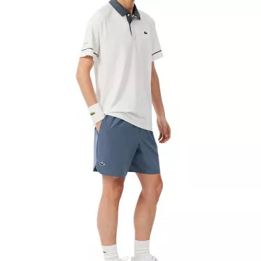 Short Lacoste Tennis x Novak Djokovic On Court Gris